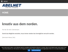 Tablet Screenshot of abelnet.de